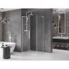 Mexen Velar L Duschkabine zum Schieben 90 x 70 cm, transparent, weiß - 871-090-070-03-20