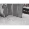 Mexen Velar L verschiebbare Duschkabine 120 x 110 cm, transparent, weiß - 871-120-110-03-20