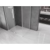 Mexen Velar L Duschkabine zum Schieben 100 x 80 cm, mattiert, weiß - 871-100-080-33-20