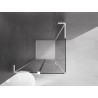 Mexen Velar L Duschkabine verschiebbar 100 x 100 cm, Graphit, weiß - 871-100-100-43-20