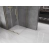 Mexen Velar L Schiebedusche 100 x 100 cm, transparent, gold - 871-100-100-03-50