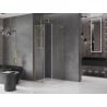Mexen Velar L Schiebedusche 100 x 100 cm, transparent, gold - 871-100-100-03-50