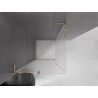 Mexen Velar L Duschkabine Schiebetür 90 x 90 cm, mattiert, gold - 871-090-090-33-50