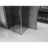 Mexen Velar L Duschkabine verschiebbar 110 x 90 cm, Graphit, Gold - 871-110-090-43-50