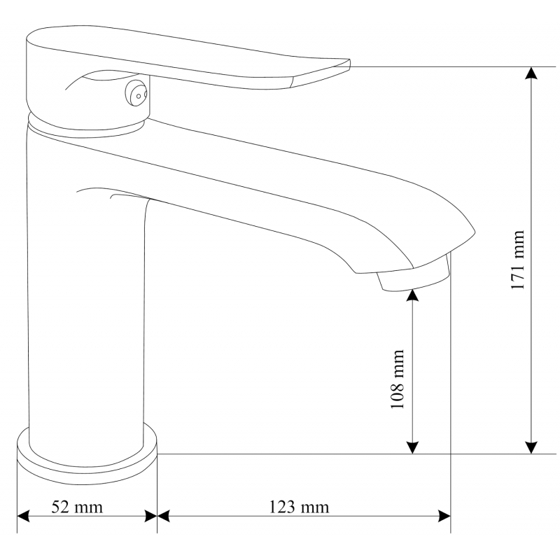Mexen Pecos DS75 Duschset, Chrom - 72704DS75-00