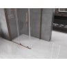 Mexen Velar L Duschkabine verschiebbar 110 x 70 cm, transparent, Roségold - 871-110-070-03-60