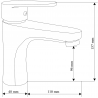 Mexen Kama DS75 Duschset, Chrom - 72504DS75-00