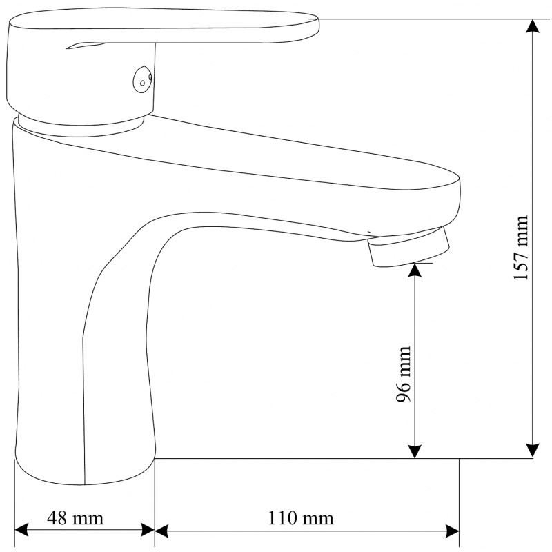 Mexen Kama DS75 Duschset, schwarz - 72504DS75-70