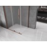 Mexen Velar L Schiebeduschkabine 100 x 120 cm, mattiert, Roségold - 871-100-120-33-60