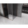 Mexen Velar L Schiebeduschkabine 110 x 85 cm, grafit, roségold - 871-110-085-43-60
