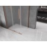 Mexen Velar L Schiebedusche 90 x 120 cm, Frost, gebürstetes Kupfer - 871-090-120-33-65