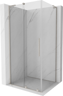 Mexen Velar L Duschkabine, Schiebetür 120 x 90 cm, transparent, gebürsteter Nickel - 871-120-090-03-97