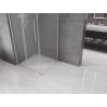 Mexen Velar L Duschkabine Schiebetür 110 x 110 cm, satiniert, gebürsteter Nickel - 871-110-110-33-97