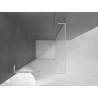 Mexen Velar L Duschkabine Schiebetür 110 x 110 cm, satiniert, gebürsteter Nickel - 871-110-110-33-97