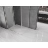 Mexen Velar L Duschkabine 100 x 85 cm, satiniert, gebürsteter Nickel - 871-100-085-33-97