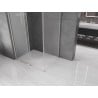 Mexen Velar L Duschkabine zum Schieben 120 x 100 cm, mattiert, gebürstetes Nickel - 871-120-100-33-97