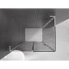 Mexen Velar L Duschkabine zum Schieben 100 x 120 cm, Graphit, gebürsteter Nickel - 871-100-120-43-97