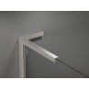 Mexen Velar L Duschkabine zum Schieben 110 x 85 cm, Graphit, gebürsteter Nickel - 871-110-085-43-97