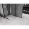 Mexen Velar L Duschkabine schiebbar 110 x 110 cm, transparent, Gun Metal - 871-110-110-03-95