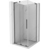 Mexen Velar L Duschkabine schiebbar 120 x 120 cm, transparent, Gun Metal - 871-120-120-03-95