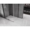 Mexen Velar L Duschkabine Schiebetür 90 x 70 cm, transparent, Gun Metal - 871-090-070-03-95