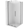 Mexen Velar L Schiebeduschkabine 120 x 120 cm, matt, Gun Metal - 871-120-120-33-95