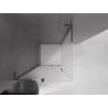 Mexen Velar L Schiebeduschkabine 120 x 120 cm, matt, Gun Metal - 871-120-120-33-95