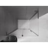 Mexen Velar L Schiebedusche 110 x 90 cm, Mattglas, Gunmetal - 871-110-090-33-95
