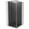 Mexen Velar L Duschkabine verschiebbar 100 x 100 cm, Graphit, Gun Metal - 871-100-100-43-95