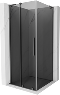 Mexen Velar L Duschkabine verschiebbar 100 x 100 cm, Graphit, Gun Metal - 871-100-100-43-95
