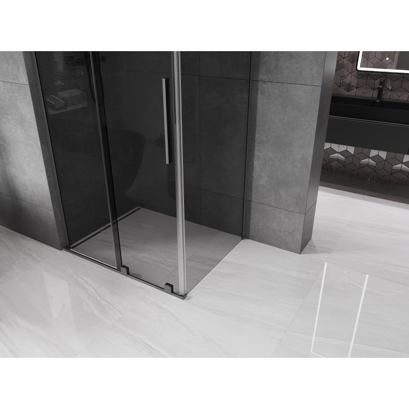 Mexen Velar L Schiebedusche 100 x 110 cm, Grafit, Gun Metal - 871-100-110-43-95