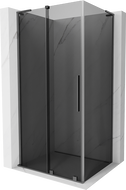 Mexen Velar L Duschkabine Schiebetür 120 x 80 cm, Graphit, Gun Metal - 871-120-080-43-95