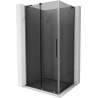 Mexen Velar L Duschkabine verschiebbar 110 x 90 cm, Graphit, Gun Metal - 871-110-090-43-95