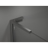 Mexen Velar L Duschkabine Schiebetür 110 x 80 cm, Grafit, Gun Metal - 871-110-080-43-95