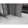 Mexen Velar L Schiebeduschkabine 120 x 120 cm, transparent, gebürstet Gun Gray - 871-120-120-03-66