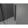 Mexen Velar L Schiebeduschkabine 120 x 120 cm, transparent, gebürstet Gun Gray - 871-120-120-03-66