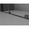 Mexen Velar L Duschkabine Schiebetür 120 x 120 cm, transparent, schwarz- 871-120-120-03-70