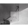 Mexen Velar L Duschkabine Schiebetür 110 x 110 cm, transparent, schwarz - 871-110-110-03-70