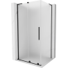 Mexen Velar L Duschkabine zum Schieben 100 x 120 cm, matt, schwarz - 871-100-120-33-70