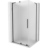 Mexen Velar L Duschkabine schiebbar 120 x 75 cm, matt, schwarz - 871-120-075-33-70