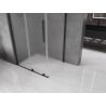 Mexen Velar L Schiebetür-Duschkabine 120 x 85 cm, satiniert, schwarz - 871-120-085-33-70