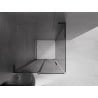 Mexen Velar L Duschkabine zum Schieben 90 x 90 cm, Graphit, Schwarz - 871-090-090-43-70