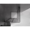 Mexen Velar L Duschkabine schiebbar 120 x 120 cm, Graphit, Schwarz - 871-120-120-43-70