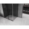 Mexen Velar L Duschkabine schiebbar 110 x 120 cm, Graphit, Schwarz - 871-110-120-43-70