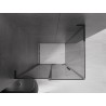 Mexen Velar L Schiebeduschkabine 120 x 75 cm, Graphit, Schwarz - 871-120-075-43-70