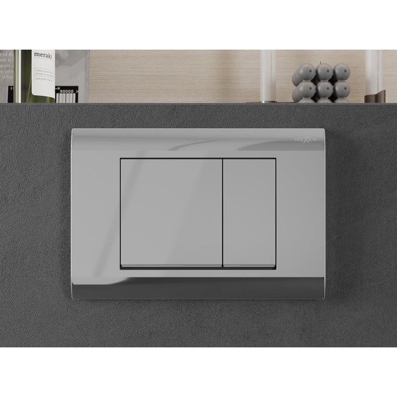 Mexen Fenix Air 01 Pneumatische Spültaste, glänzendes Chrom - 6A0101