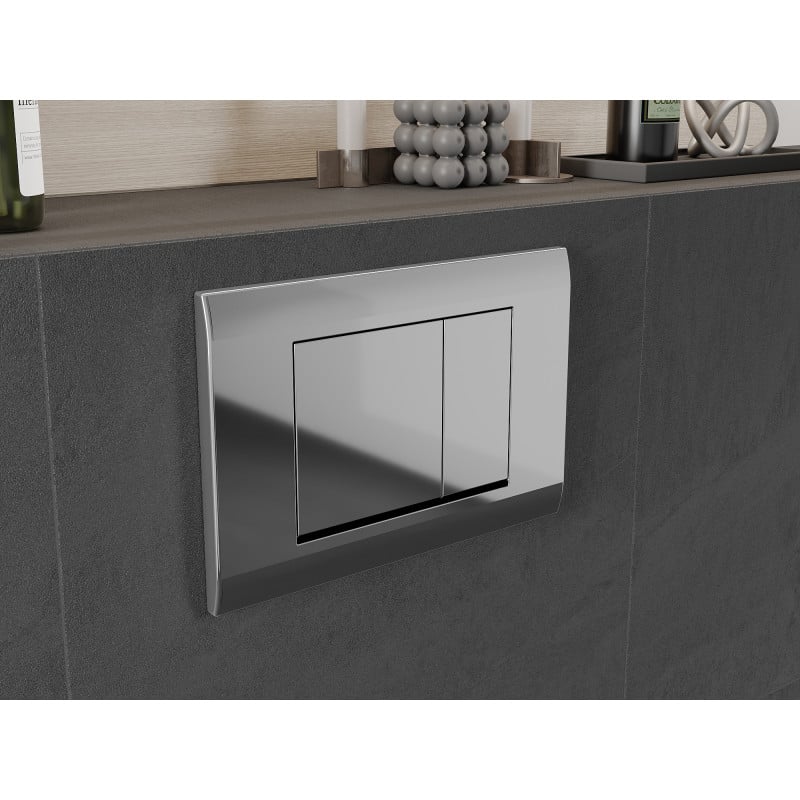 Mexen Fenix Air 01 Pneumatische Spültaste, glänzendes Chrom - 6A0101