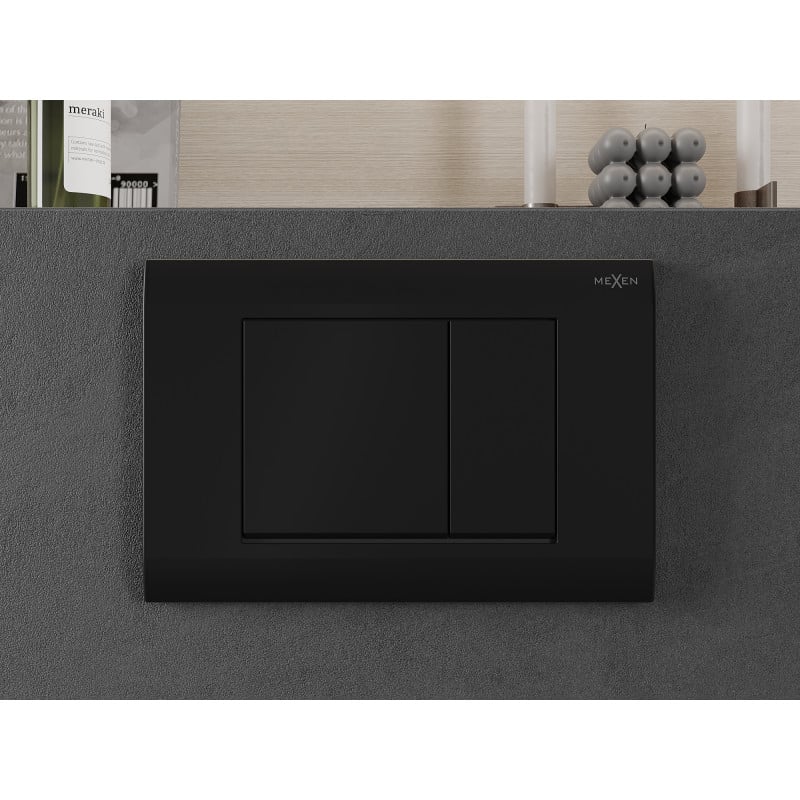 Mexen Fenix Air 01 pneumatische Spültaste, schwarz - 6A0103