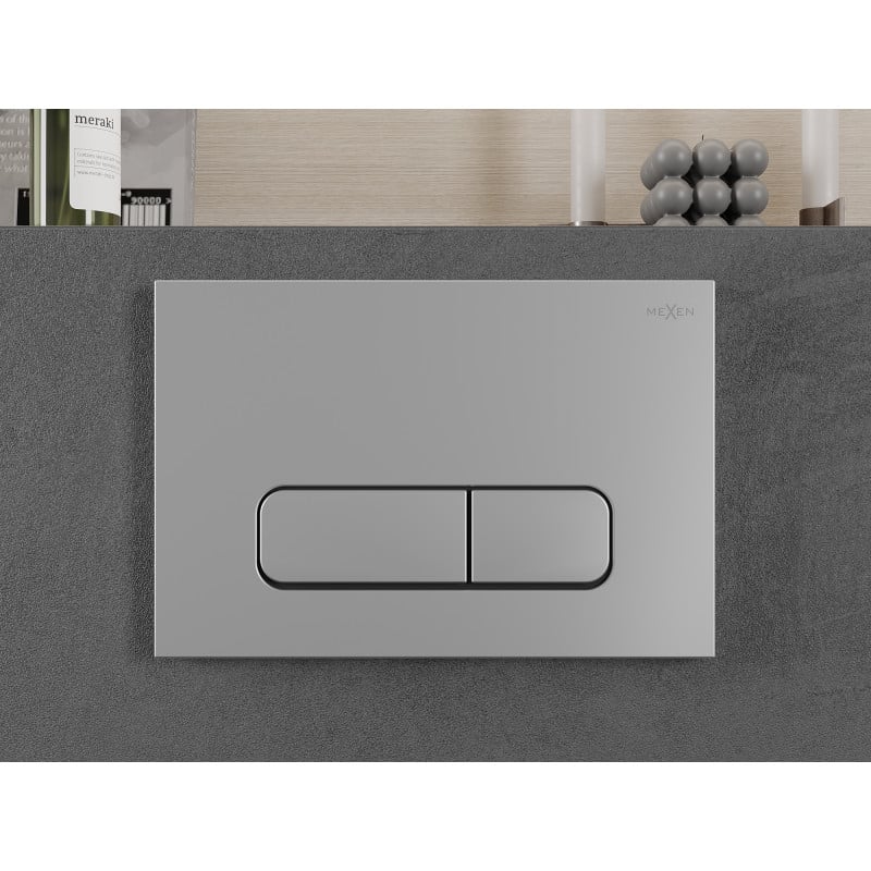 Mexen Fenix Air 02 pneumatische Spültaste, mattes Chrom - 6A0202