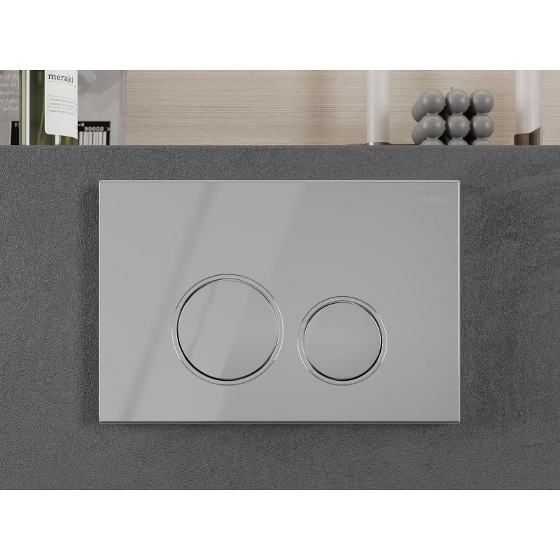 Mexen Fenix Air 05 pneumatische Spültaste, glänzendes Chrom - 6A0501